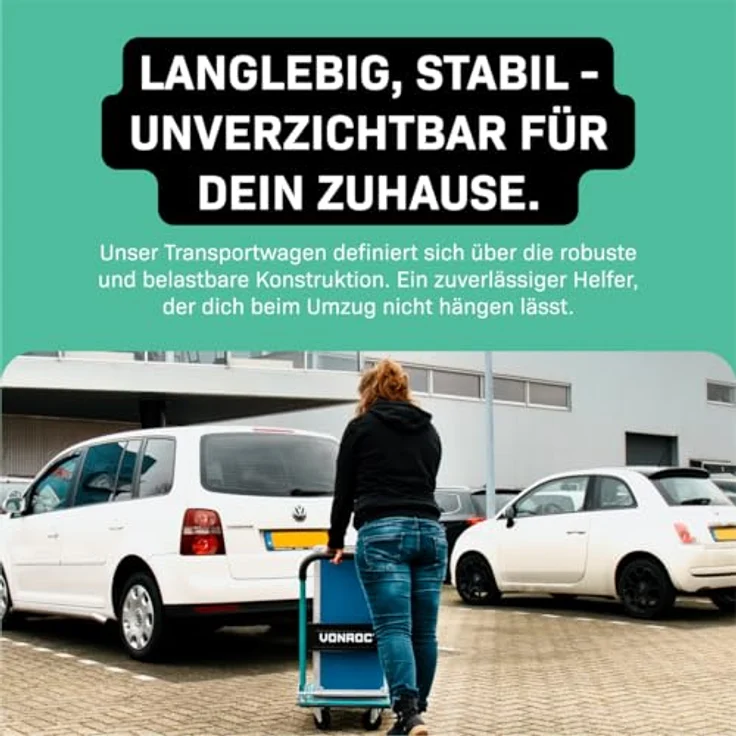 Transportwagen – Klappbar – Traglast max. 150 kg – Bild 4