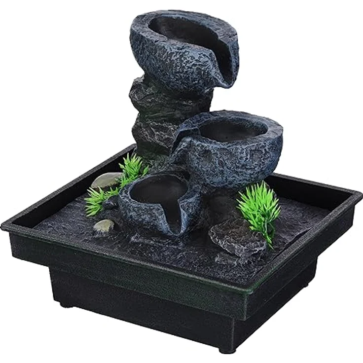 pajoma Zimmerbrunnen Floating Stones, Höhe 25 cm – Bild 2