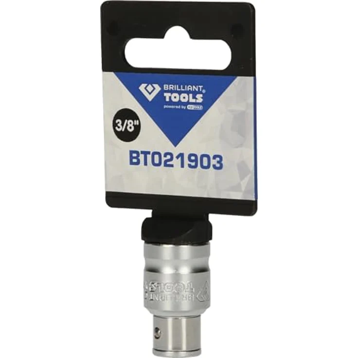 Brilliant Tools Bithalter BT021903, 3/8" Bit-Adapter auf 5/16", hochwertiger Chrom-Vanadium-Stahl, matt verchromt – Bild 5