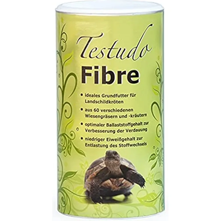 Agrobs Testudo Fibre, Grundfutter für Landschildkröten, 250g Dose
