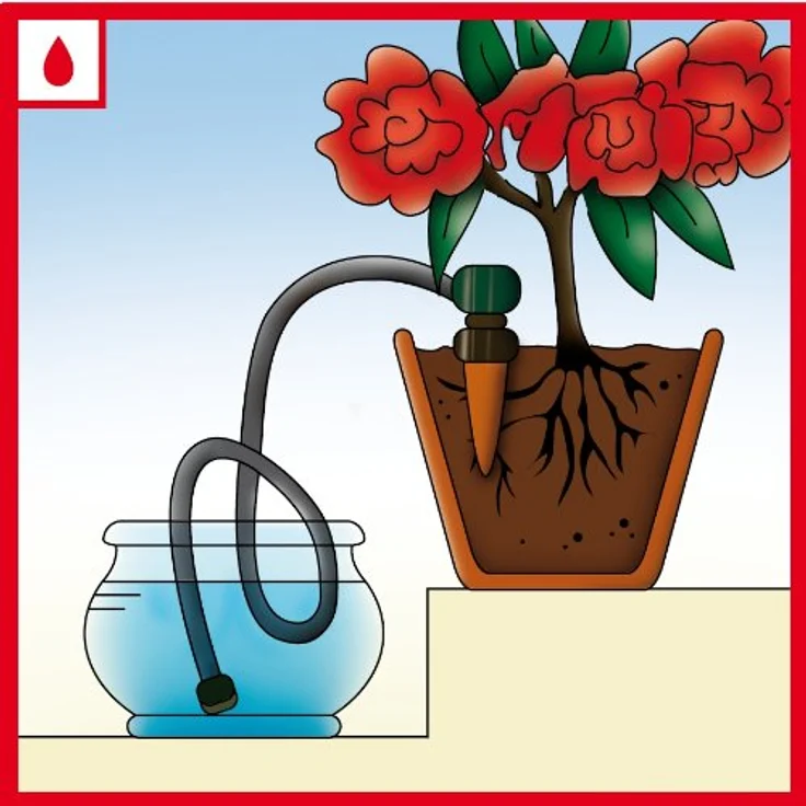 Blumat Bewässerung für Pflanzen, Pflanzenbewässerung Wasserspender (125-00) – Bild 4