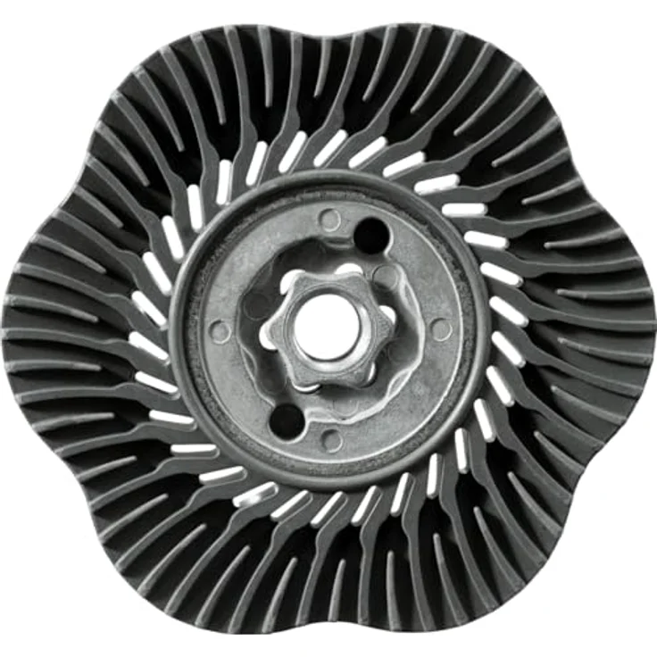 PFERD COMBICLICK® Weiche Stützteller, 11,4 cm & 12,7 cm Durchmesser, 5/8-Zoll-11 Gewinde, CC-GT, mit Kühlschlitz-Design für erhöhte Lebensdauer und effizienten Scheibenwechsel (1 Stück) - Teil 69469 – Bild 2