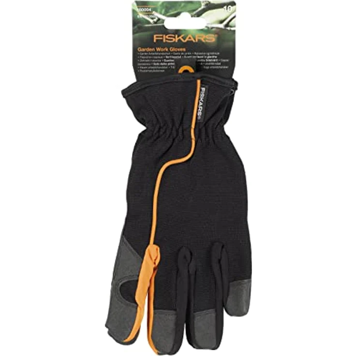 Fiskars Garten-Arbeitshandschuhe, Größe 10, Schwarz-Orange, 1003477 – Bild 8