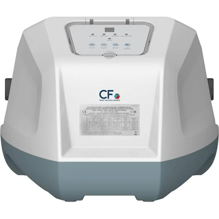 CF Pool-Salzanlage 50iP, Salzelektrolyse für 22000l Pool, 5g/h, IPX5, integrierte Zeitschaltuhr und automatische Reinigung – Bild 1