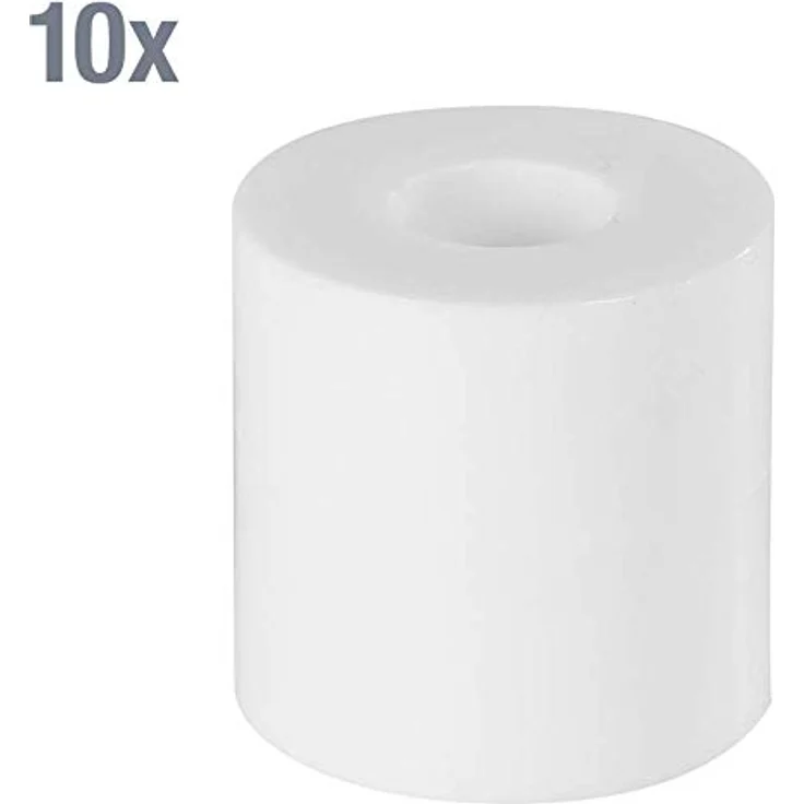 10 x GAH Distanzhülse Ø 20 mm Weiß Kunststoff H: 20 mm - GAH Alberts – Bild 4