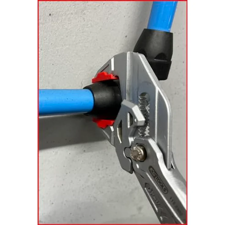 KS Tools 115.2301 Zangenschlüssel 180mm, mit Druckknopfverstellung und Sicherheitsklemmschutz, Chrom Vanadium – Bild 9