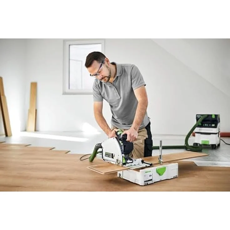 Festool Tauchsäge TS 60 KEBQ-Plus-FS 100Y Limited Edition, mit KickbackStop, 60 mm Schnitttiefe und FastFix Spindelstopp – Bild 4