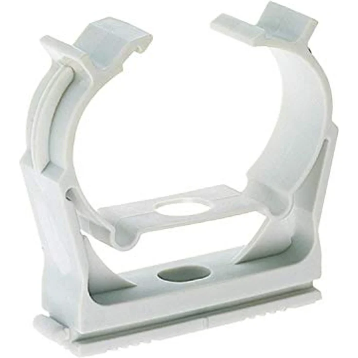 Fischer SCN 20 Verschlussclip, 36 mm Kunststoff zur Rohrbefestigung, halogen- und silikonfrei, 100 Stück – Bild 1
