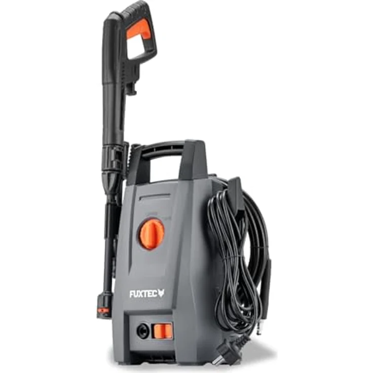 FUXTEC Hochdruckreiniger FX-HDR1400, Leistungsstarker Reiniger mit 1400 Watt und optionalem Reinigungsmittelflasche – Bild 5