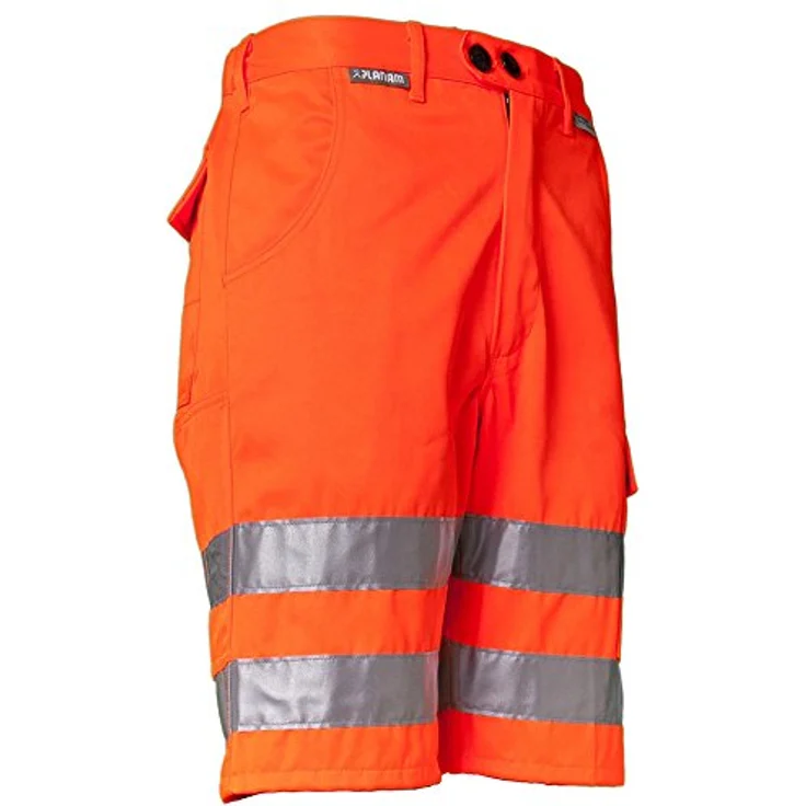 Warnschutz Shorts uni orange Größe XL – Bild 2