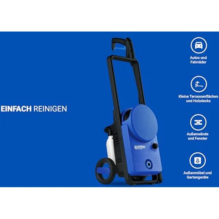 Nilfisk CORE 125-5 PC EU Hochdruckreiniger 125 bar 40° 35²-h 438 l-h mit Pistole Sprühlanze Düsen Schaumsprüher – Bild 3