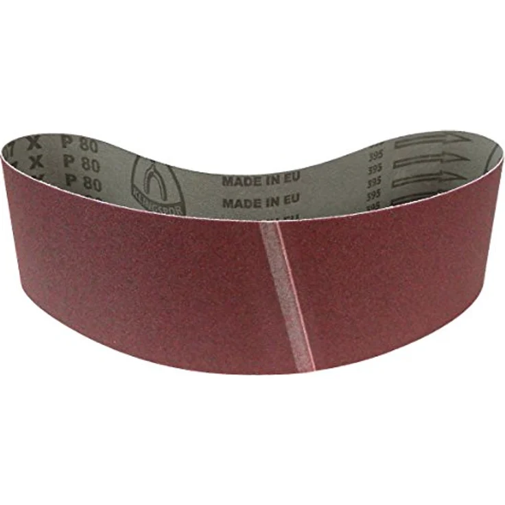 Klingspor LS307X Schleifband, 100 x 915 mm, Körnung P150, reißfeste Gewebeunterlage, 5 Stück, für Holz & Metall, Profiqualität – Bild 3