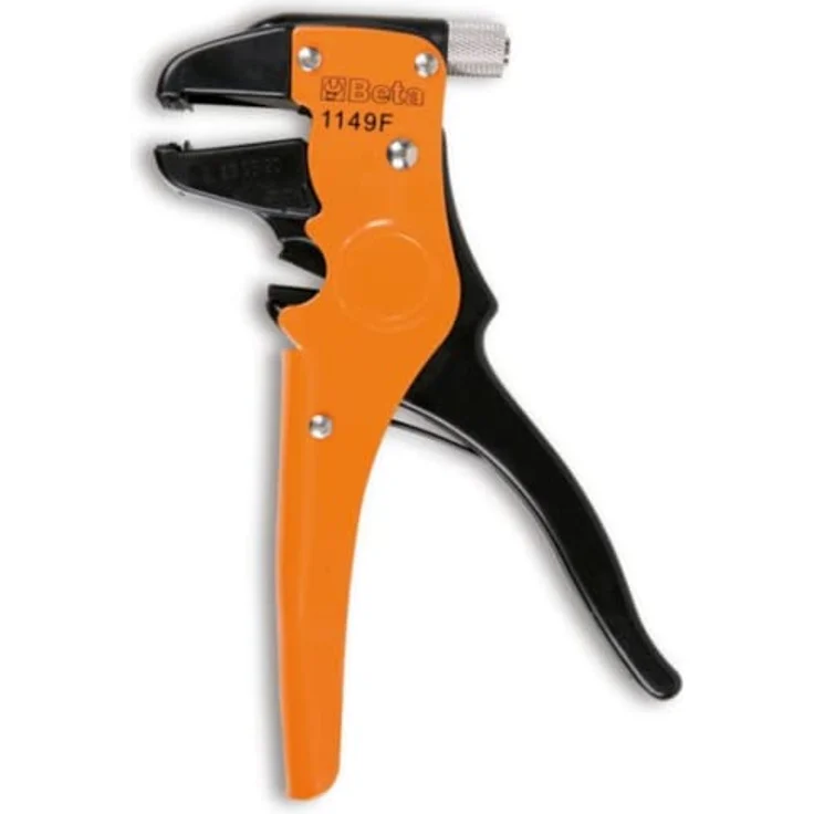Beta-Werkzeuge 1149  F VORNE Abisolieren Zangen  -  Schwarz-Orange – Bild 6