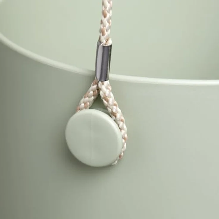 elho B.for Swing 18 - Blumentopf Hängend - Übertopf für Innen - 100% recyceltem Plastik - Ø 18.0 x H 16.5 cm - Grün/Steingrün – Bild 5