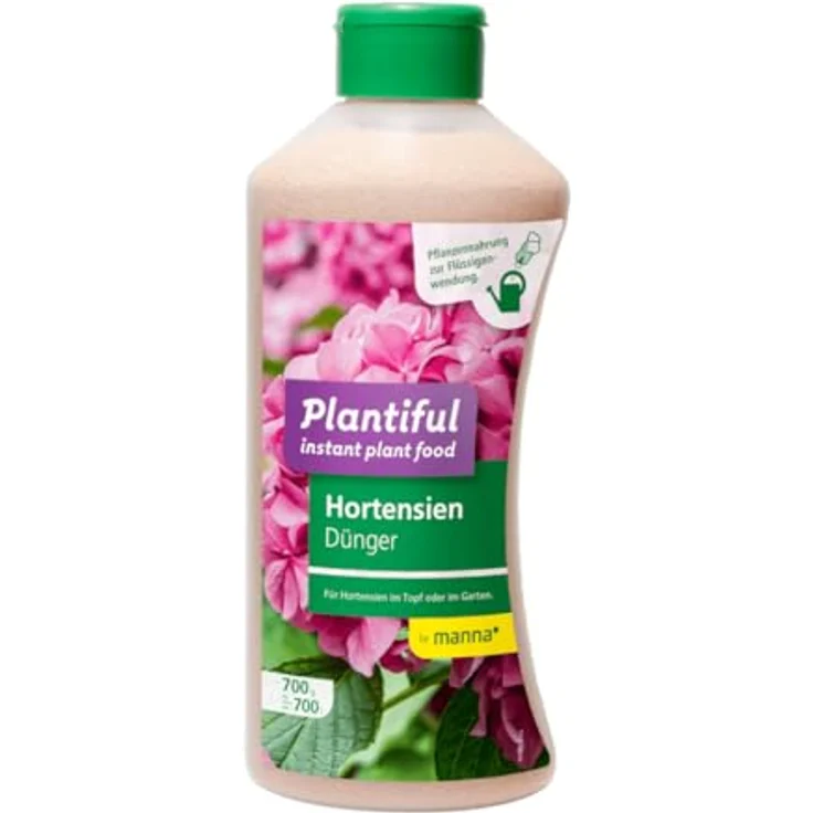 Manna Plantiful Hortensiendünger (700 g), Universaldünger für gesunde Hortensien und Moorbeetpflanzen, ausgewogene Nährstoffzusammensetzung – Bild 1