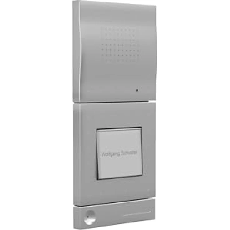 DoorLine Classic Silber Türsprechanlage, Klingel, Türöffner anschließbar, Haustelefon und Handy als Gegensprechanlage, Anschluss a-b 2-Draht – Bild 4