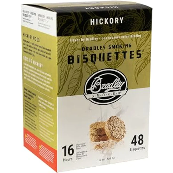 Bradley Hickory Bisquetten, 48 Stück Räucherholz, für Bradley Smoker – Bild 4
