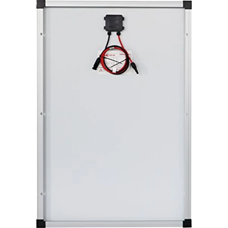 EnjoySolar Eco Line ES100P36, polykristallines Solarmodul 100W 12V mit 158,75 mm PERC-Zellen, TÜV-zertifiziert, inklusive 90cm Solarkabel mit MC4 Stecker, 0% MwSt. – Bild 2