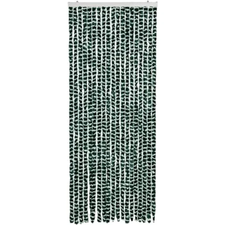 BERGER Blickdicht Flauschvorhang 200x100 cm | Chenille Türvorhang als Flauschvorhang Wohnwagen, Flauschvorhang Wohnmobil | Flauschvorhang Insektenschutz für Balkontür, Sichtschutz, Raumteiler