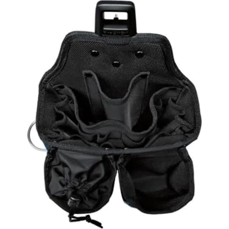 Bosch Professional Werkzeug-Gürteltasche GWT 4, mit Hammerhalter und verschließbarer Nageltasche, 210 x 150 x 250 mm – Bild 2