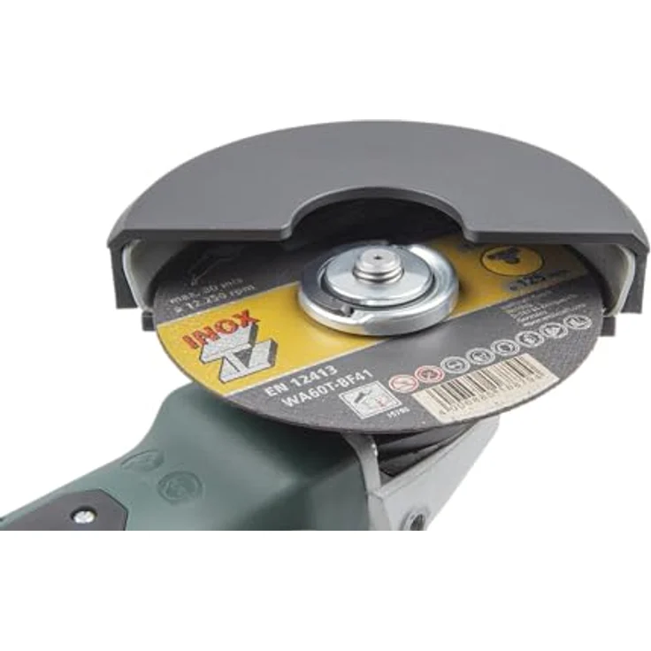 Wolfcraft Schnellspannmutter M14 2463000, Zubehör für Winkelschleifer mit 45 mm Durchmesser, werkzeugloser Wechsel von Trenn- und Schleifscheiben bis 125 mm – Bild 6