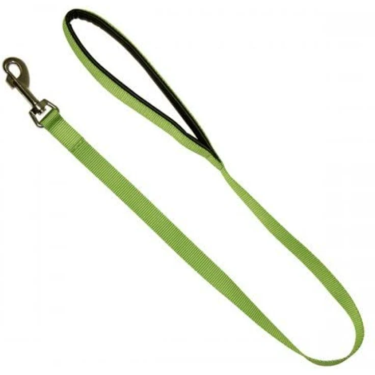 Kerbl Pet Miami Leine, apfelgrün, 20 mm, 100 cm, strapazierfähiges Nylon mit gepolstertem Softgriff – Bild 2