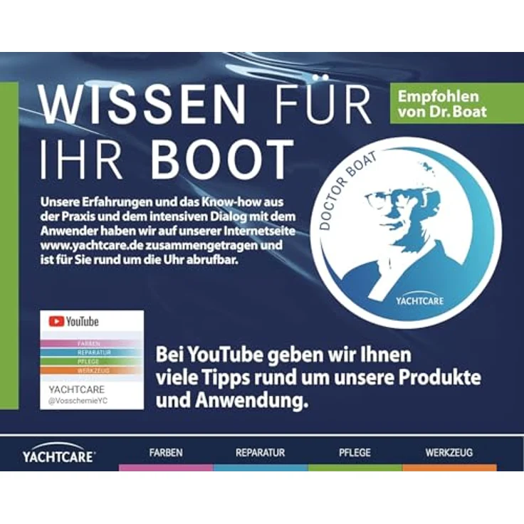 Yachtcare Epoxy Steelbond Haftstahl, 125 g Epoxidharz-Klebemittel für Riss- und Lochreparaturen, lösemittelfrei – Bild 4