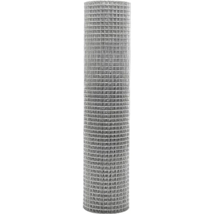 ECD Germany Volierendraht 25x25mm Masche, 1m x 25m, 1,05mm dick, silbern verzinkter Stahl, wetterfest, punktgeschweißt, für Kleintierkäfige und Hochbeete – Bild 2