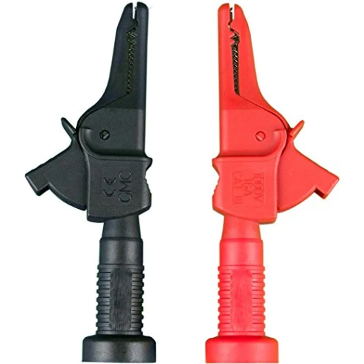 Gossen Metrawatt KY95-3 Krokodilklemmen-Set Buchse 4mm CAT III 1000V Schwarz, Rot 1St.