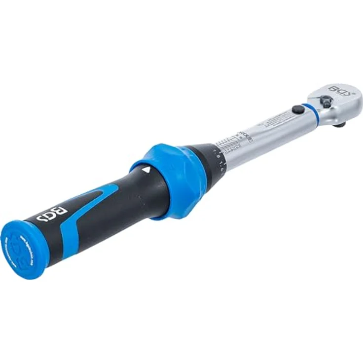 BGS 7181 Drehmomentschlüssel 6-30 Nm, Außenvierkant 6,3 mm (1/4") - mit integrierter Umschaltknarre und Feinskala, schwarz – Bild 5