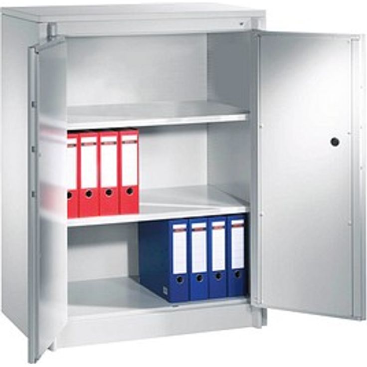 CP Sicherheitsschrank C 4000 Certos, lichtgrau, 2 Fachböden, Doppelbartschloss, doppelwandig 93,0 x 50,0 x 122,6 cm