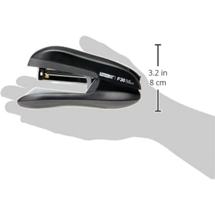 Rapid 23256500 Flachheftgerät (30 Blatt, ABS-Kunststoff, Metall, Gummiboden, F30) schwarz – Bild 5