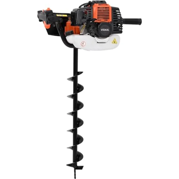 vidaXL Erdbohrer Orange – Bild 2