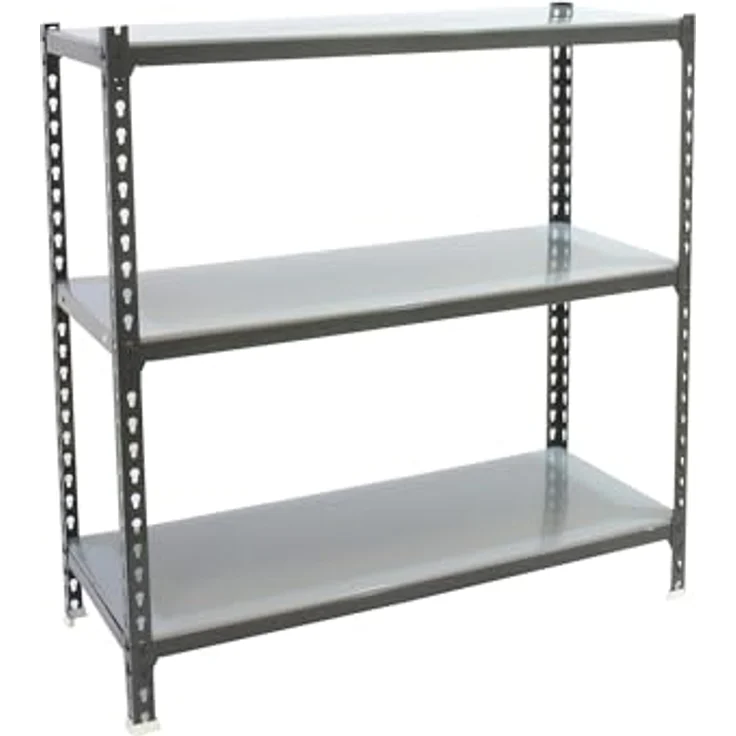 Simonrack Simonclick Plus Metallregal, 100 x 90 x 50 cm, 3 Böden, Traglast 180 kg pro Boden, höhenverstellbar, Anthrazit – Bild 1