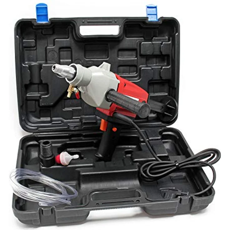 Wiltec - Kernbohrgerät bis 110mm, Leistung 1400W 1700U-min, Kernbohrer Bohrkrone Bohrmaschine – Bild 6