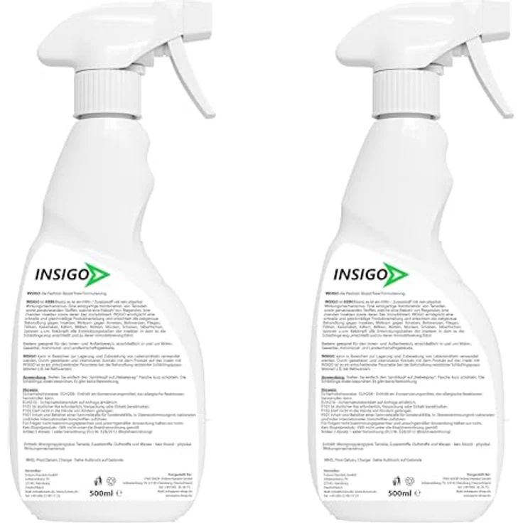 INSIGO Insektenspray Spinnen-Spray, 1 l, biozidfreie Wasserbasis, geruchsarm, brennt/ätzt nicht – Bild 2