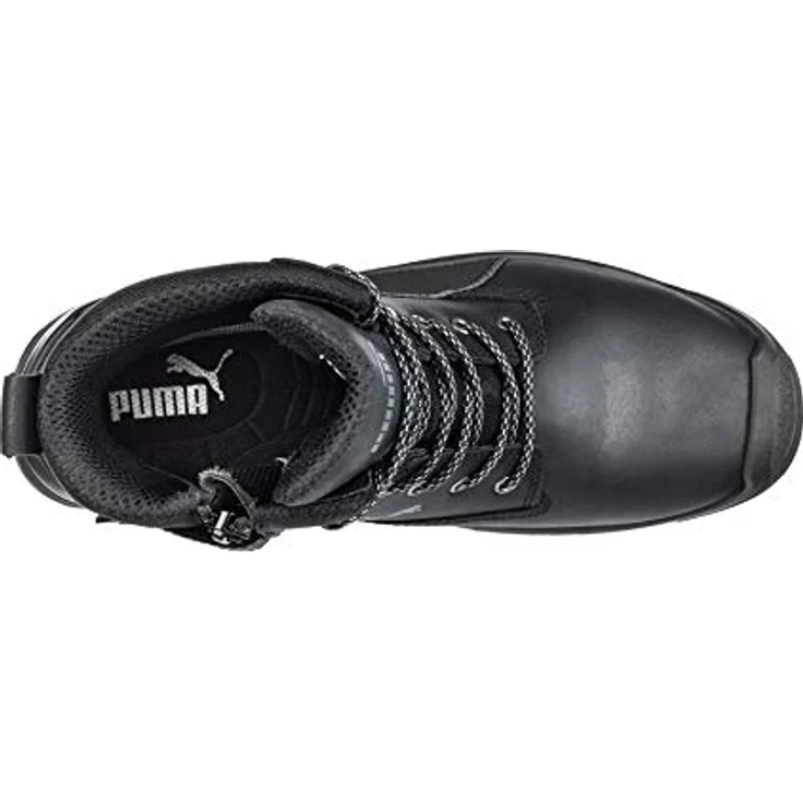 PUMA Safety CONQUEST HIGH Arbeitsschuh, Fiberglaskappe, 17 cm hoher Schaft, Schwarz – Bild 4