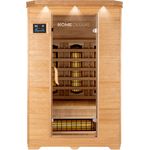 HOME DELUXE Infrarotkabine REDSUN - M mit Vollspektrumstrahler, 120 x 105 x 190 cm