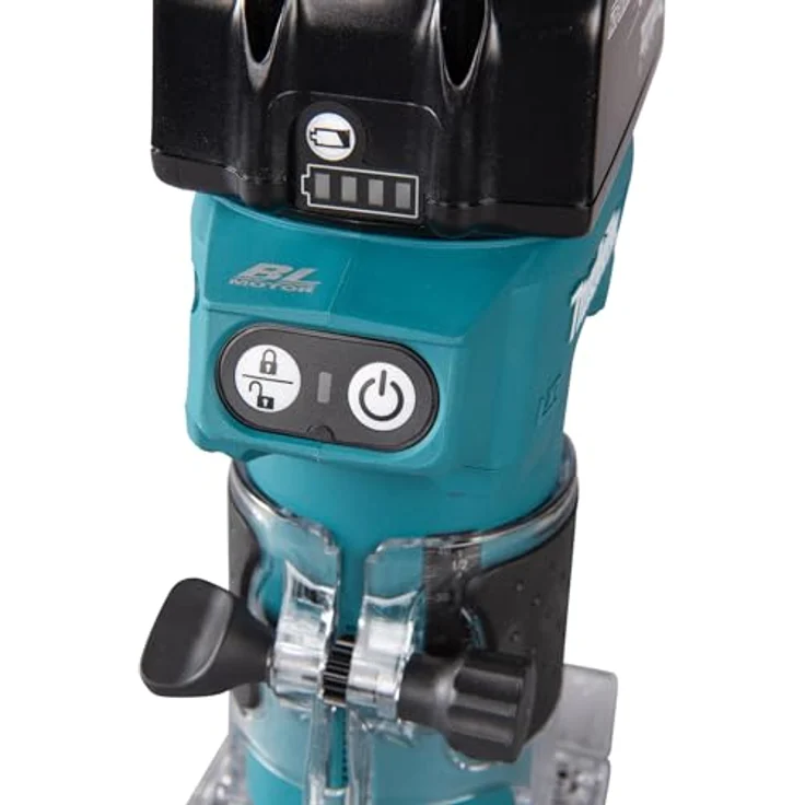 Makita Oberfräse DRT 52 Z 18 V 6 mm Brushless Solo - ohne Akku, ohne Ladegerät – Bild 5