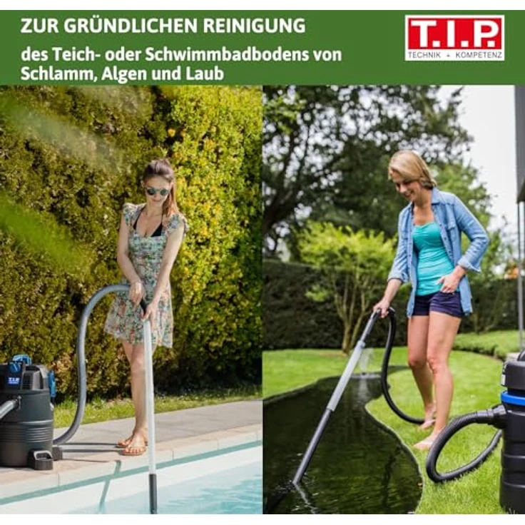 T.I.P. TSS 1600 K Teichschlammsauger-Poolsauger, schwarz – Bild 4