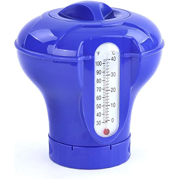 well2wellness Dosierschwimmer für 200g Tabletten inkl. Thermometer – Bild 2