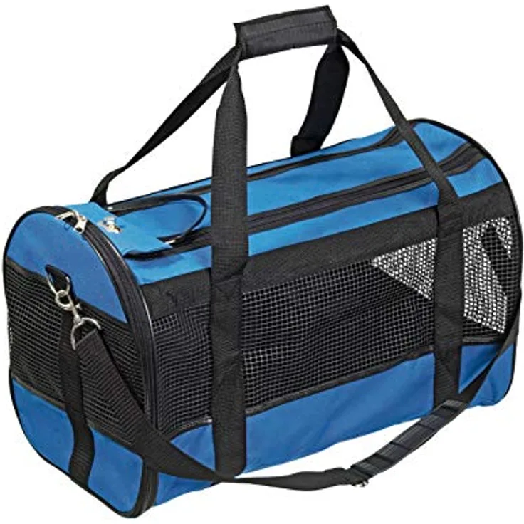 Karlie 31825 Tragetasche Divina L: 50 cm B: 28 cm H: 30 cm blau