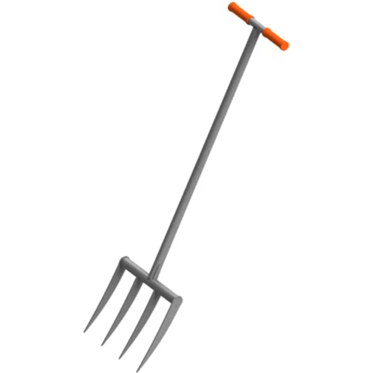 Grabegabel TERRADIX 4x250 - Massive Ausführung für steinige, durchwurzelte und verfestigte Böden - Arbeitsbreite 31cm - Zinkenlänge 25cm – Bild 1