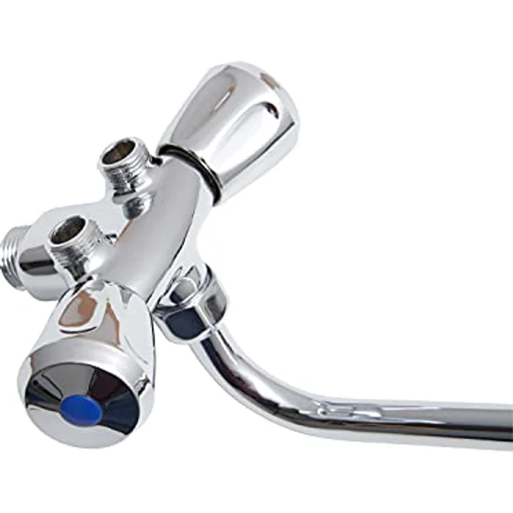 Thermoflow Qmix10, Spültischarmatur mit druckloser Zweiknopfmischung und stufenloser Temperaturregelung, Chrom – Bild 9