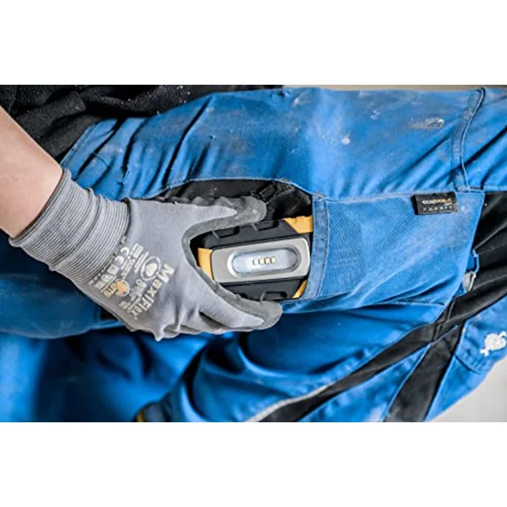 brennenstuhl Arbeitslampe HL DA 40 MH LED Akku-Handleuchte Haken, Magnet, Clip, knickbar (1176440) schwarz, gelb – Bild 4