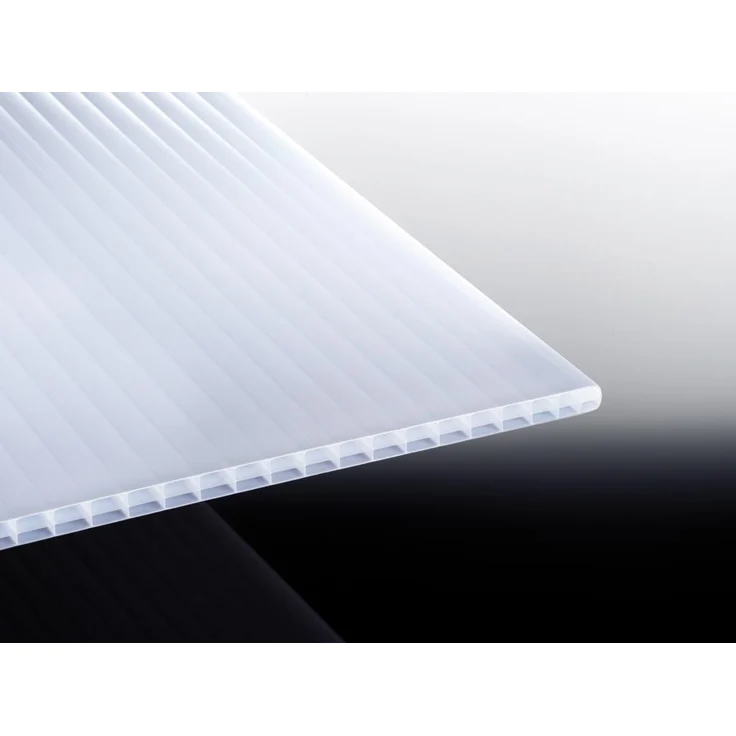 TETZNER & JENTZSCH TEJEPOLY Stegdreifachplatte Heatbloc 16, 1200 x 3000 mm, weiß-opal, 16 mm, hohe Schlagzähigkeit und Witterungsbeständigkeit