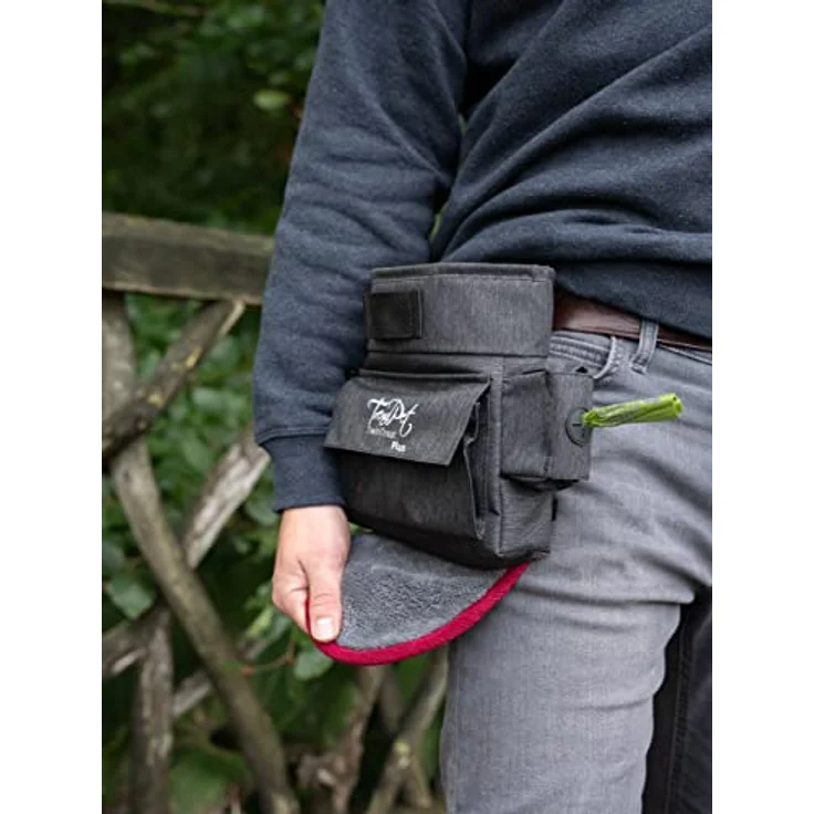 Trend Pet Snack-Tasche TwinTreat Plus, Grau, Hundespielzeug – Bild 3