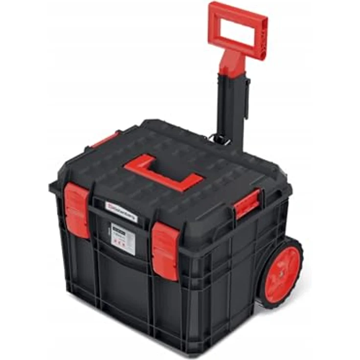 Prosperplast Kistenberg C Block Pro, Werkzeugkoffer auf Rollen, kompakt, robuste Konstruktion aus Acrylnitril-Butadien-Styrol, 38x45 cm – Bild 2