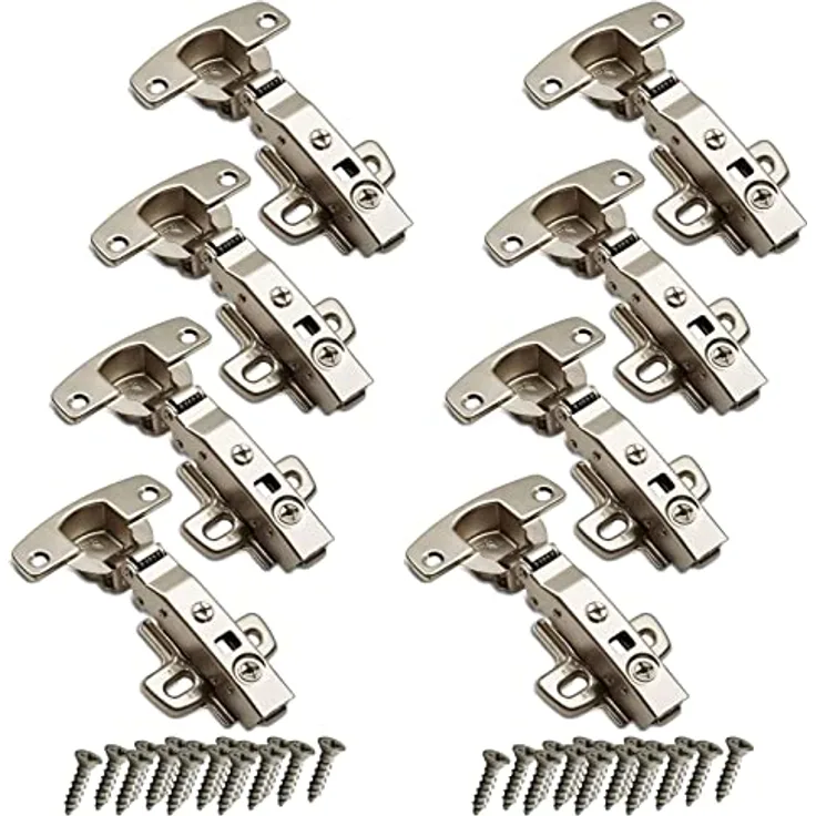 SO-TECH Hettich Sensys Topfband 8645i TH52, 8 Stück Scharnier mit 110° Öffnungswinkel und Soft Close, Höhe 1,5 mm