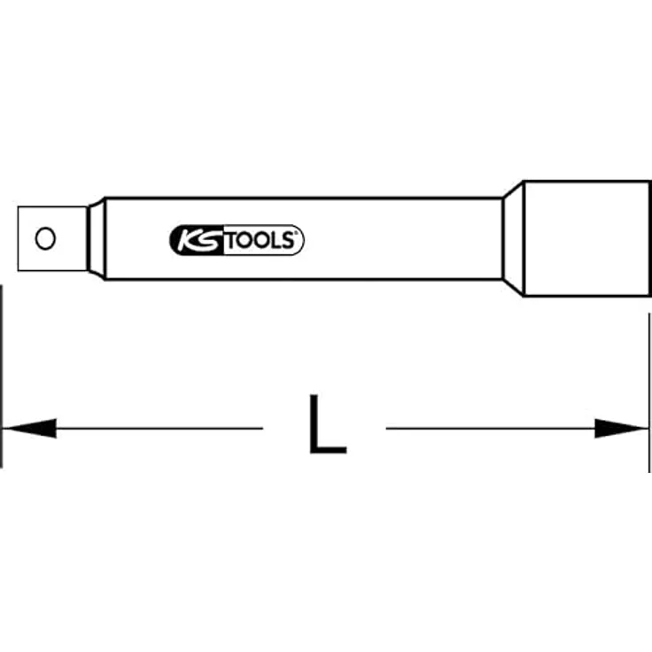 KS Tools Schraubendreher 918.1274, 1/2 Zoll Vierkantantrieb mit Kugelarretierung, hochglanz verchromt aus Chrom Vanadium Stahl – Bild 2